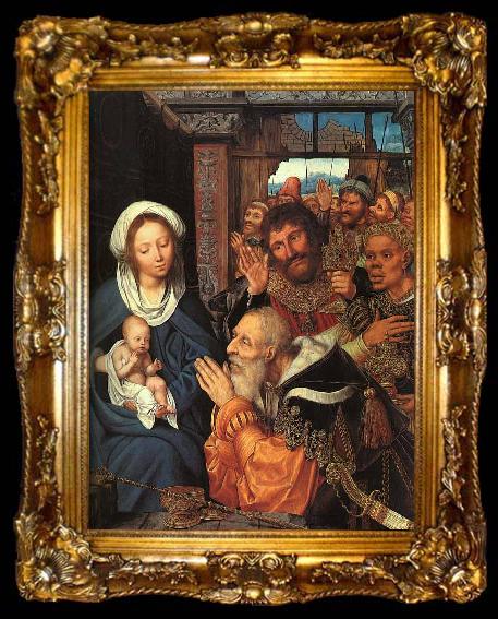 framed  Quentin Matsys The Adoration of the Magi, ta009-2